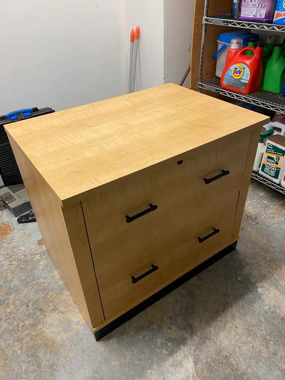 Wooden 2-Drawer Lateral File Cabinet