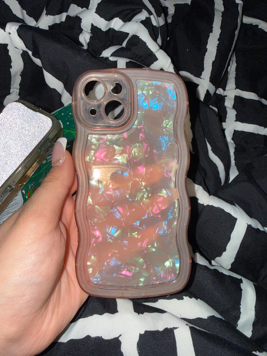 iPhone 14 Case - Pink & Pearlescent