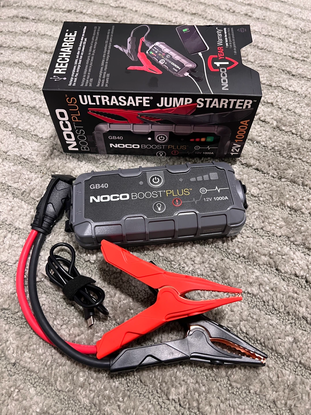 NOCO Boost Plus GB40 Jump Starter - 12V 1000A - photo 2