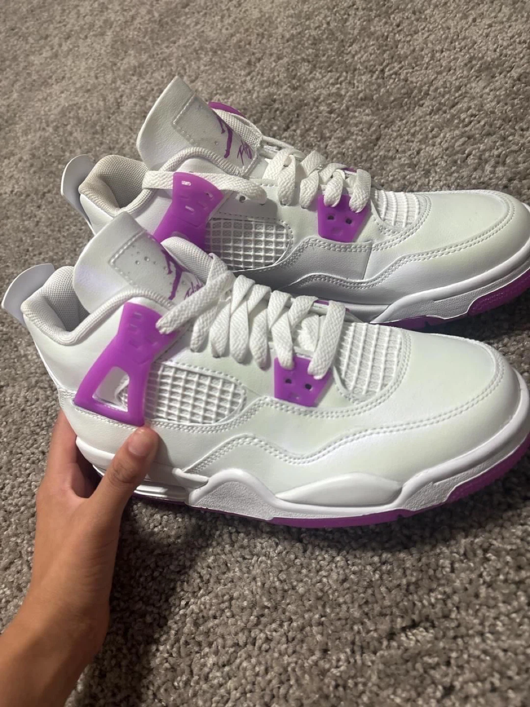 Hyper Violet Retro Nike Air Jordan 4s