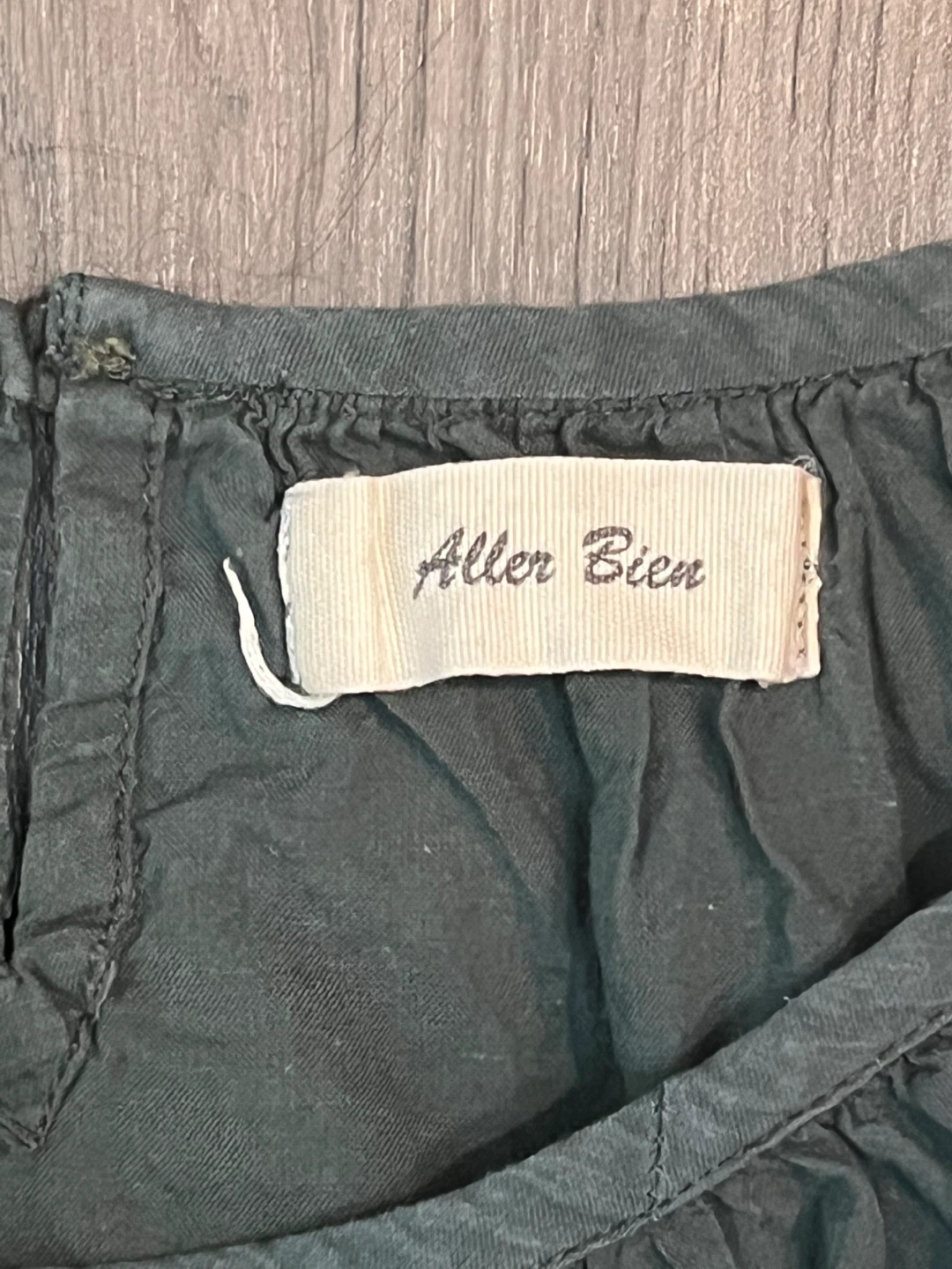 Aller Bien Green Blouse Size M - photo 4