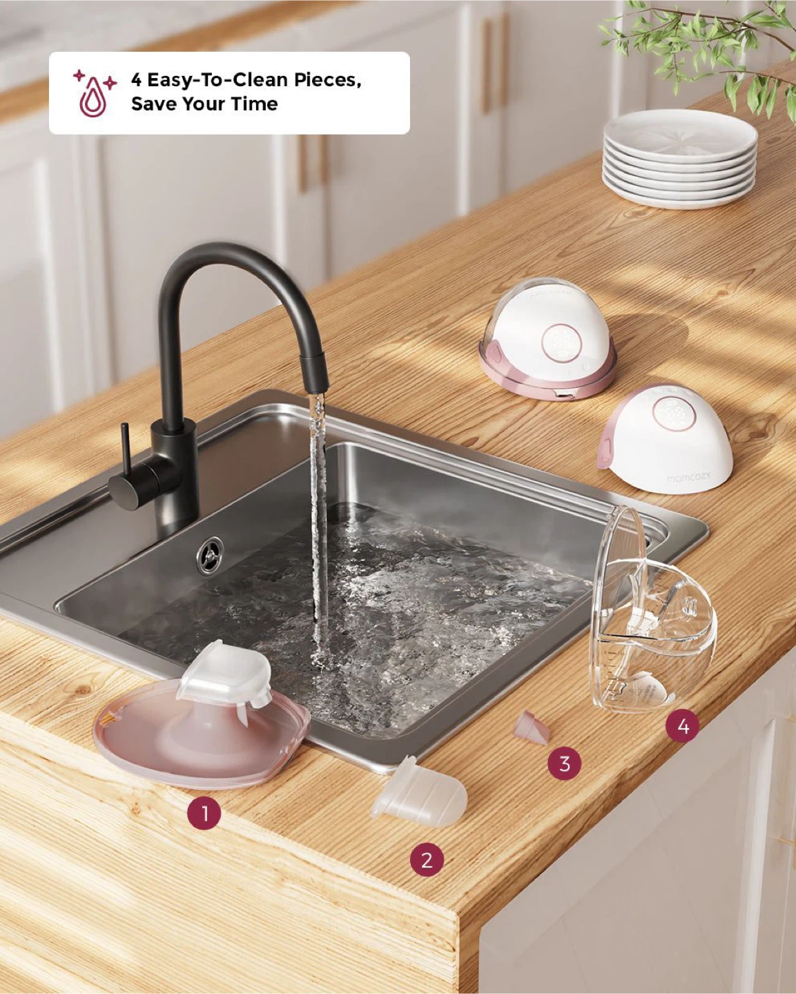 Momcozy Mobile Style Breast Pump with Accessories - photo 4