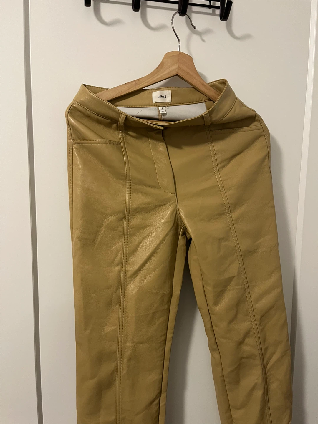 Wilfred Free Vegan Leather Pants Size 2 - photo 3