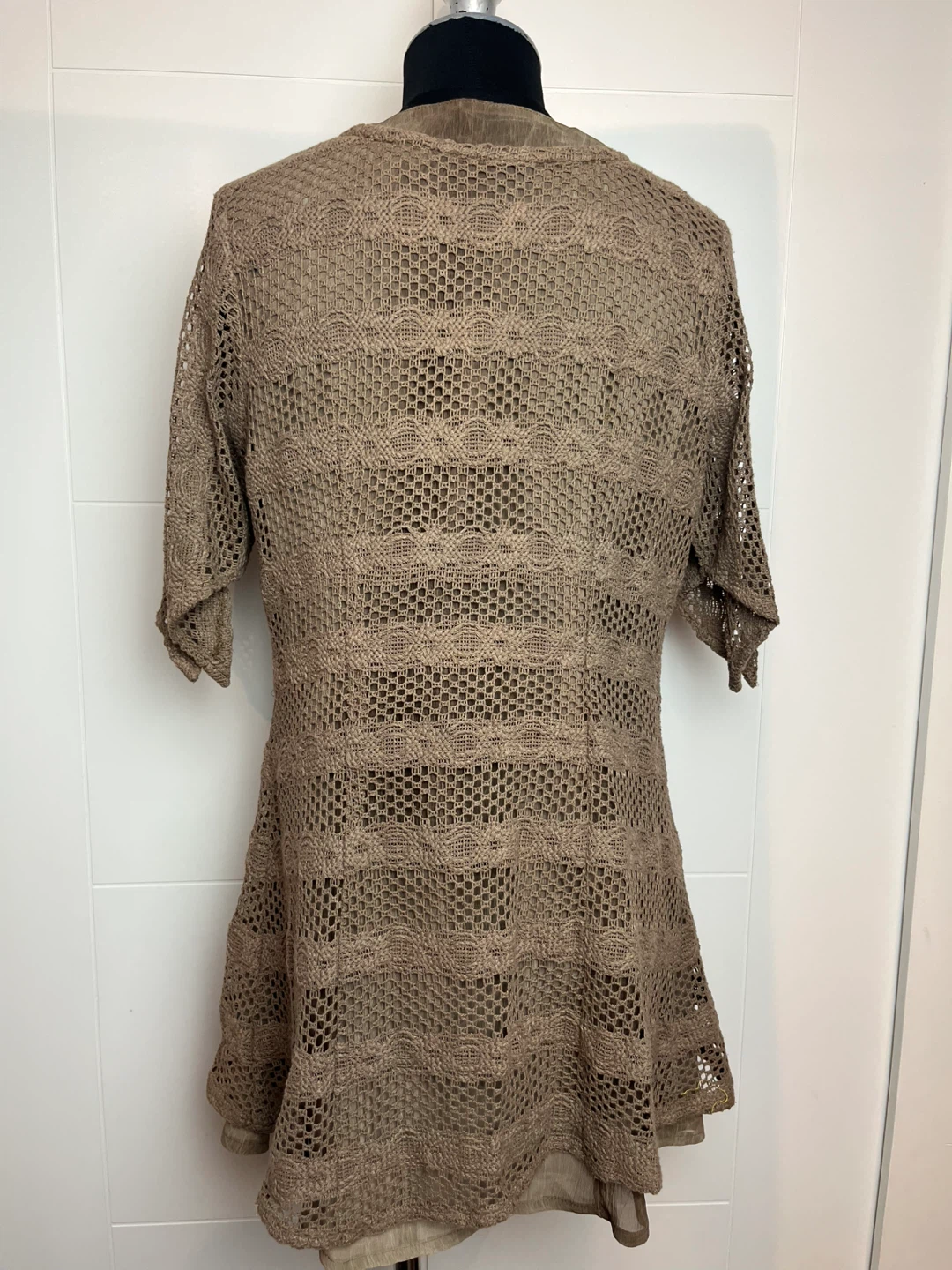 Brown Crochet top Size S/M - photo 2