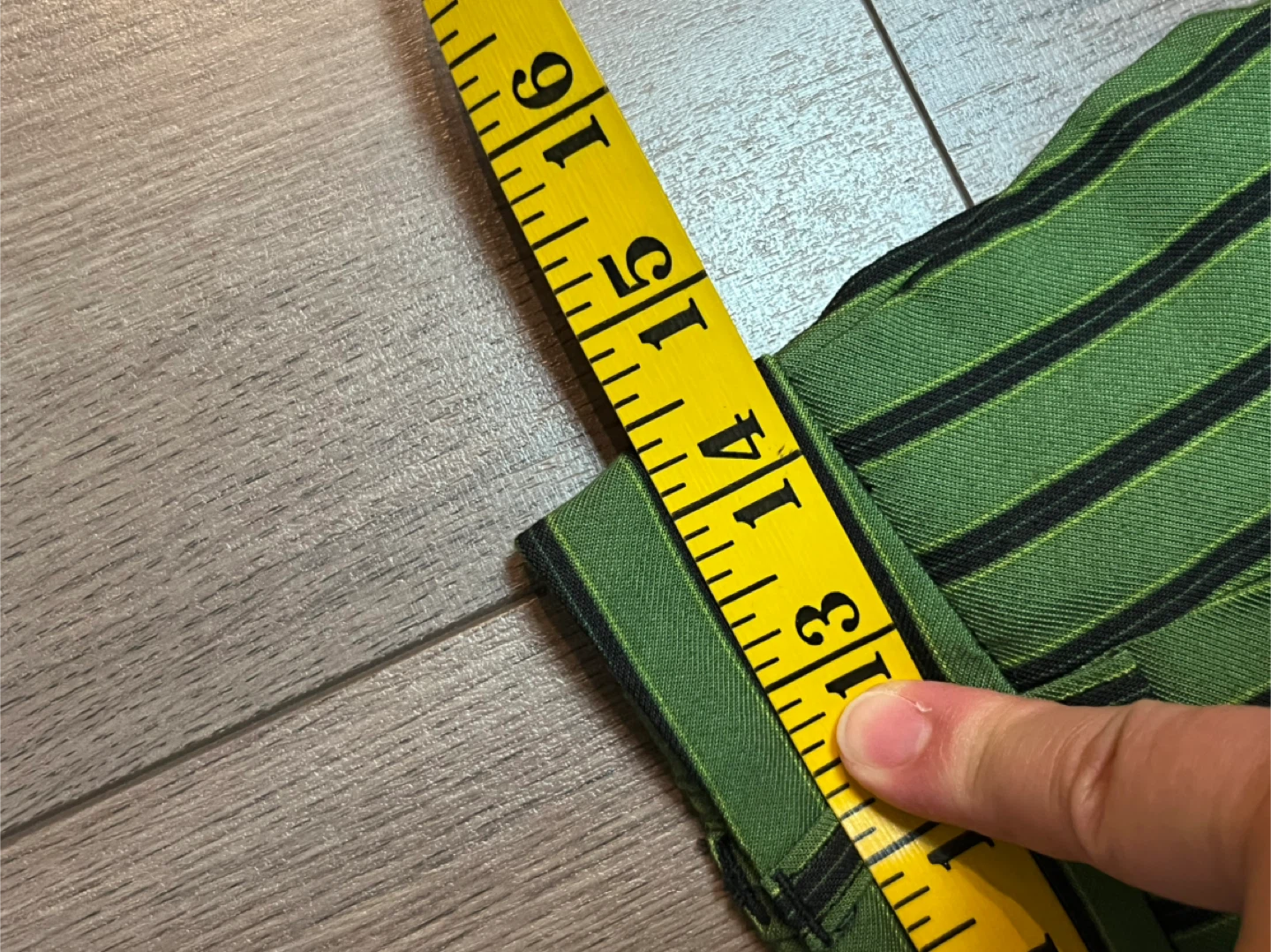 United Colors of Benetton Green Striped Pants - Size S - photo 4