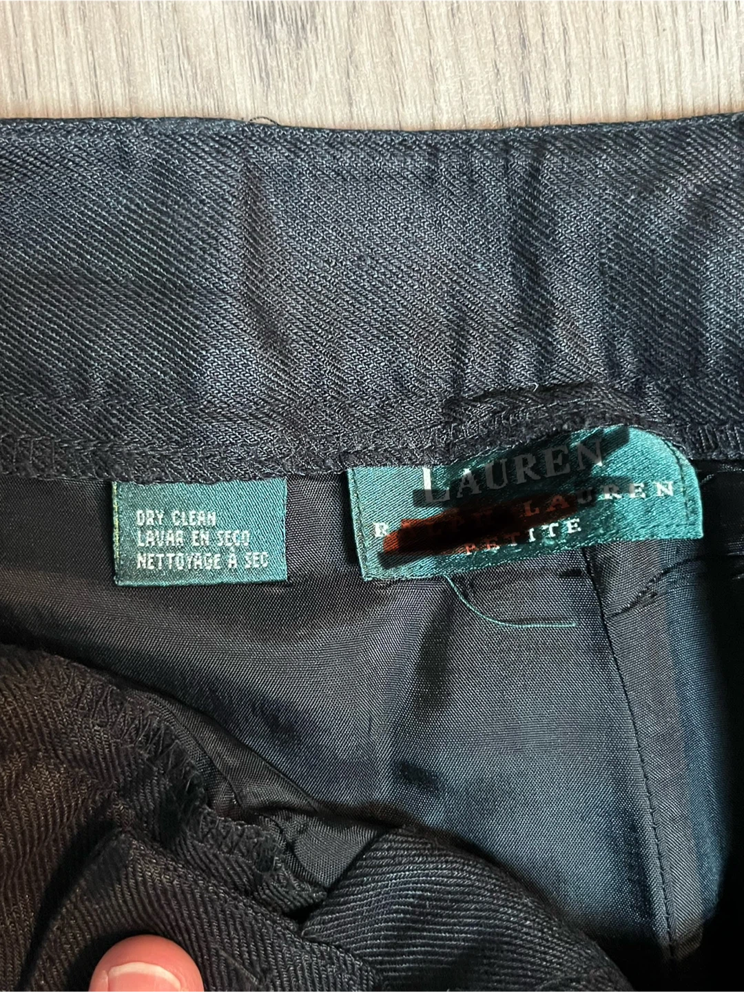 Ralph Lauren Petite Black Pants Size 6 - photo 3