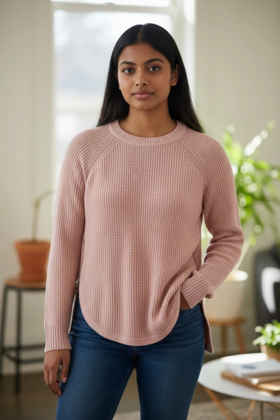 Pink Knit Sweater