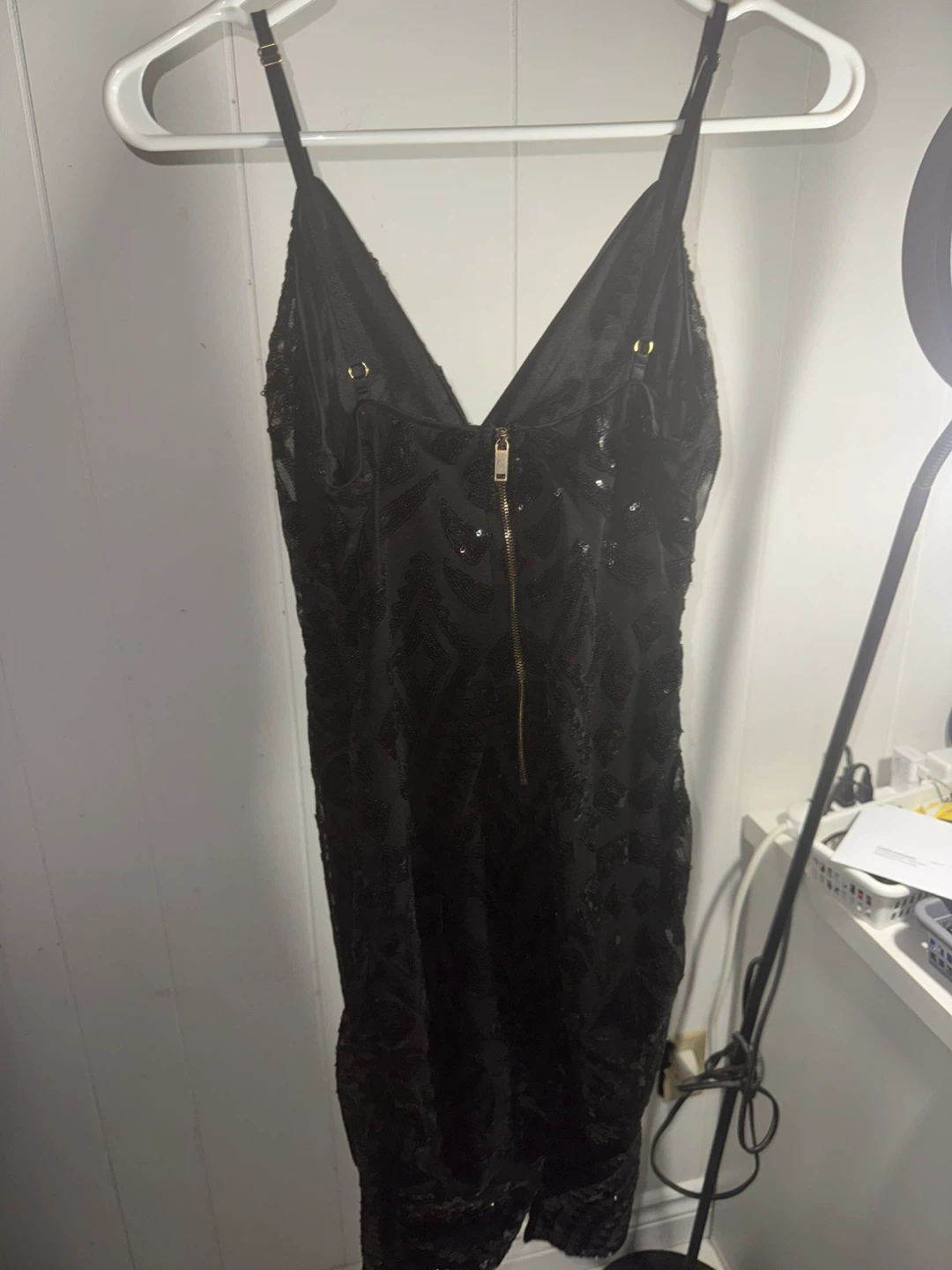 ReVamped Black Sequin Dress - Size S - photo 2