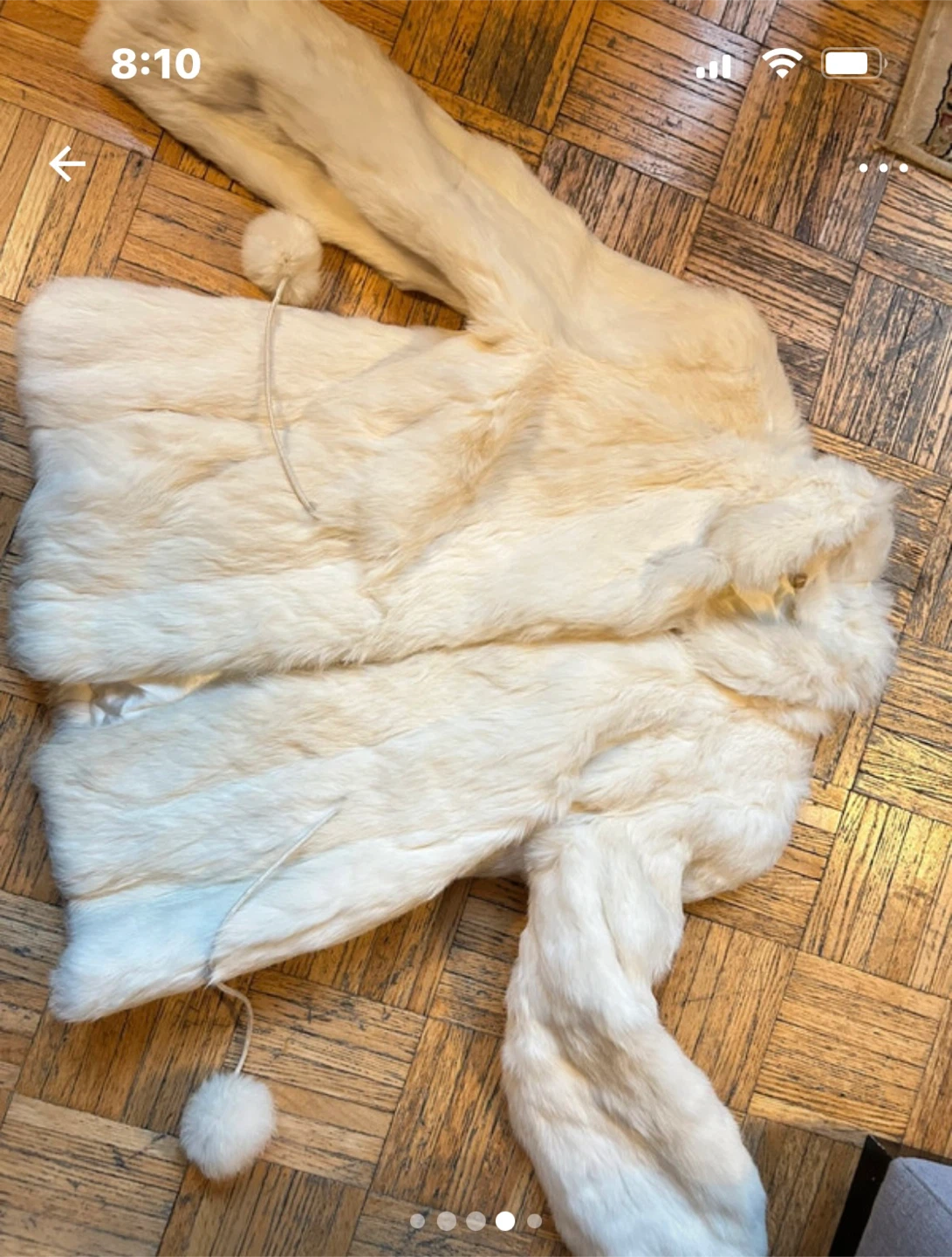 Rabbit Fur Jacket - Size M small - photo 3