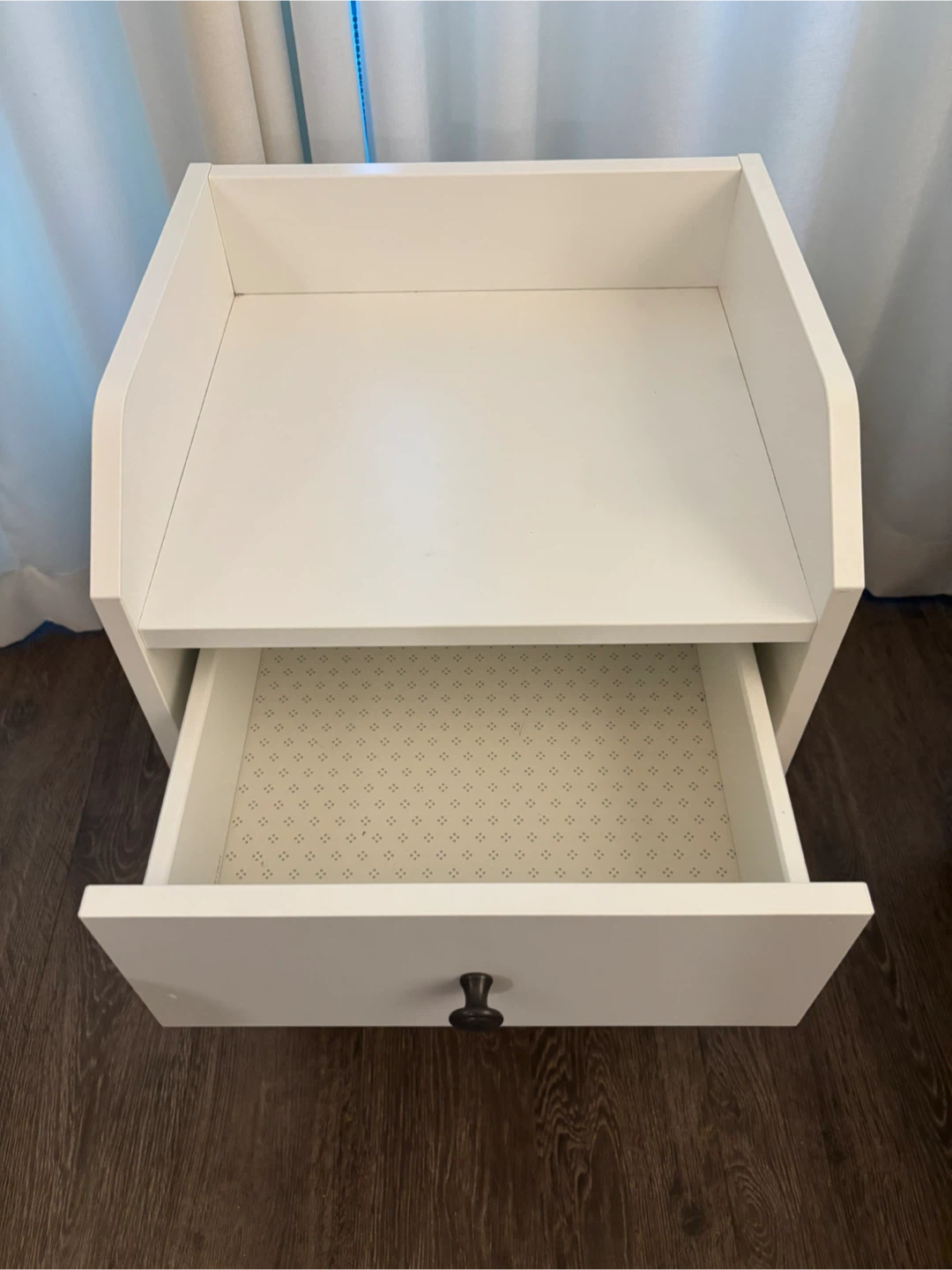 IKEA Hemnes White Nightstand - photo 3