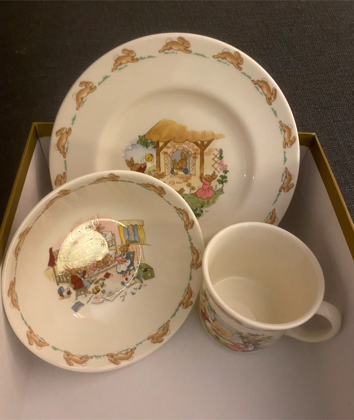 Royal Doulton Bunnykins Children's Set - photo 3