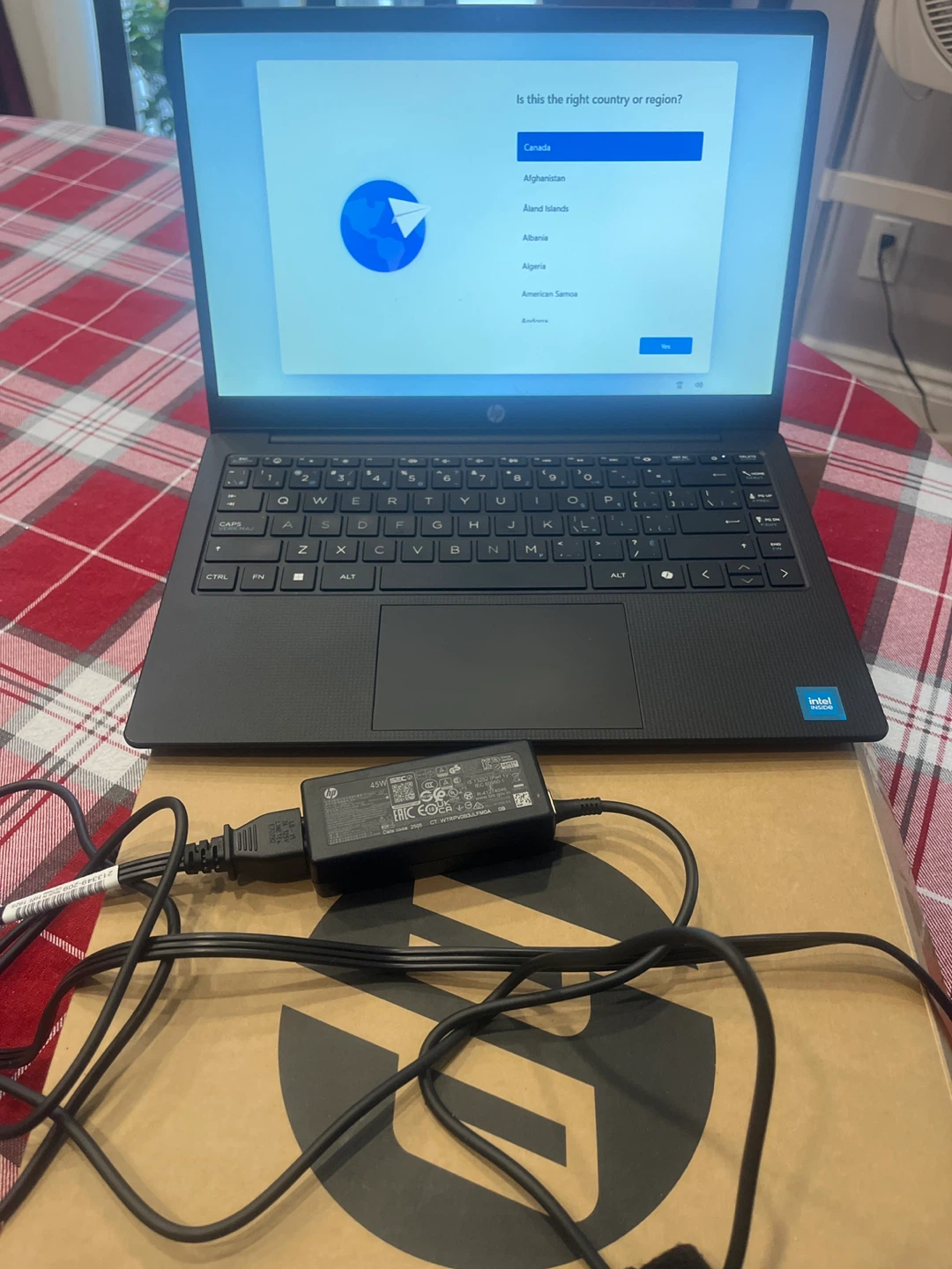 HP Laptop with Charger