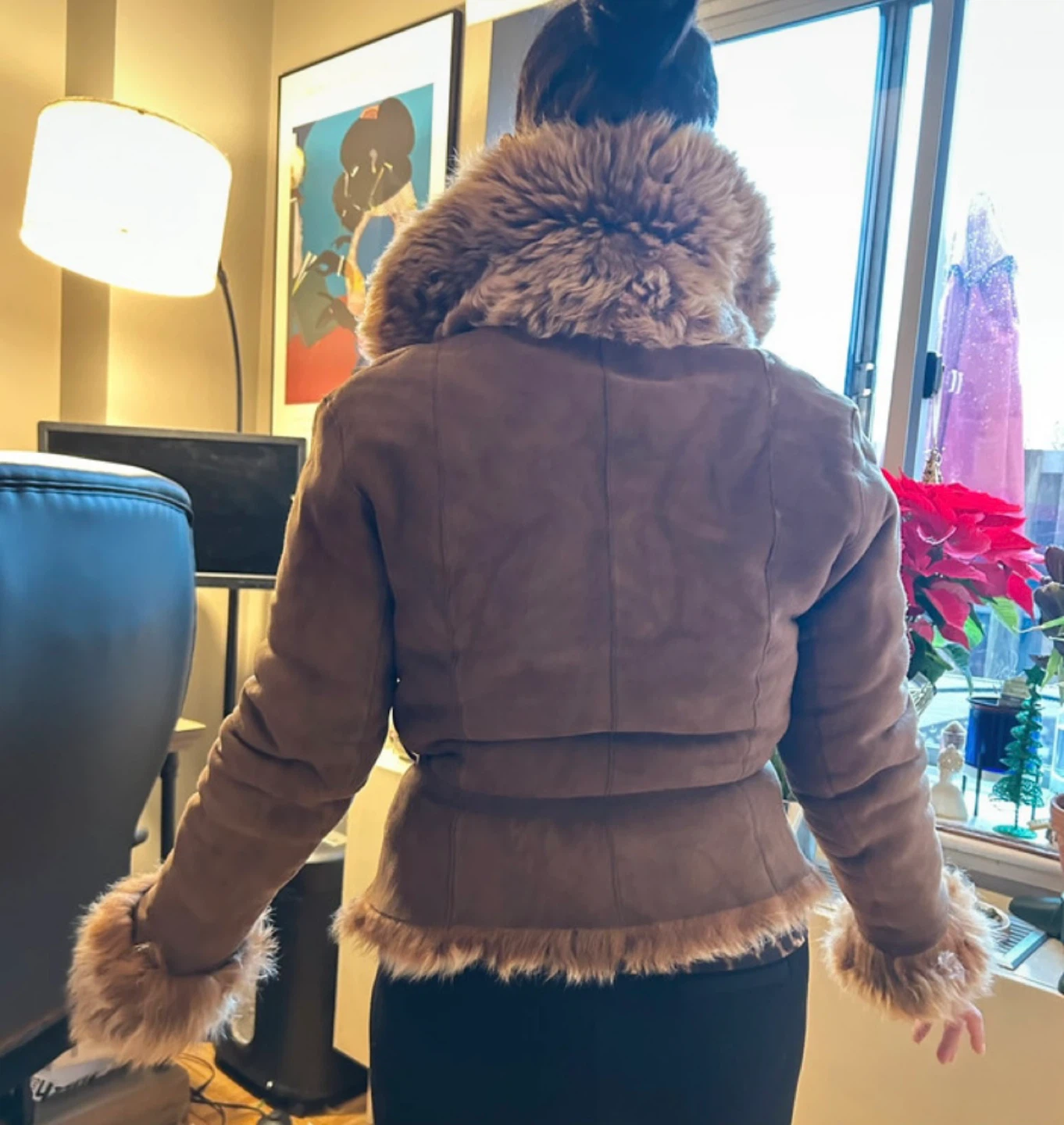 Alvarez Yalls Brown Fur Jacket - photo 2