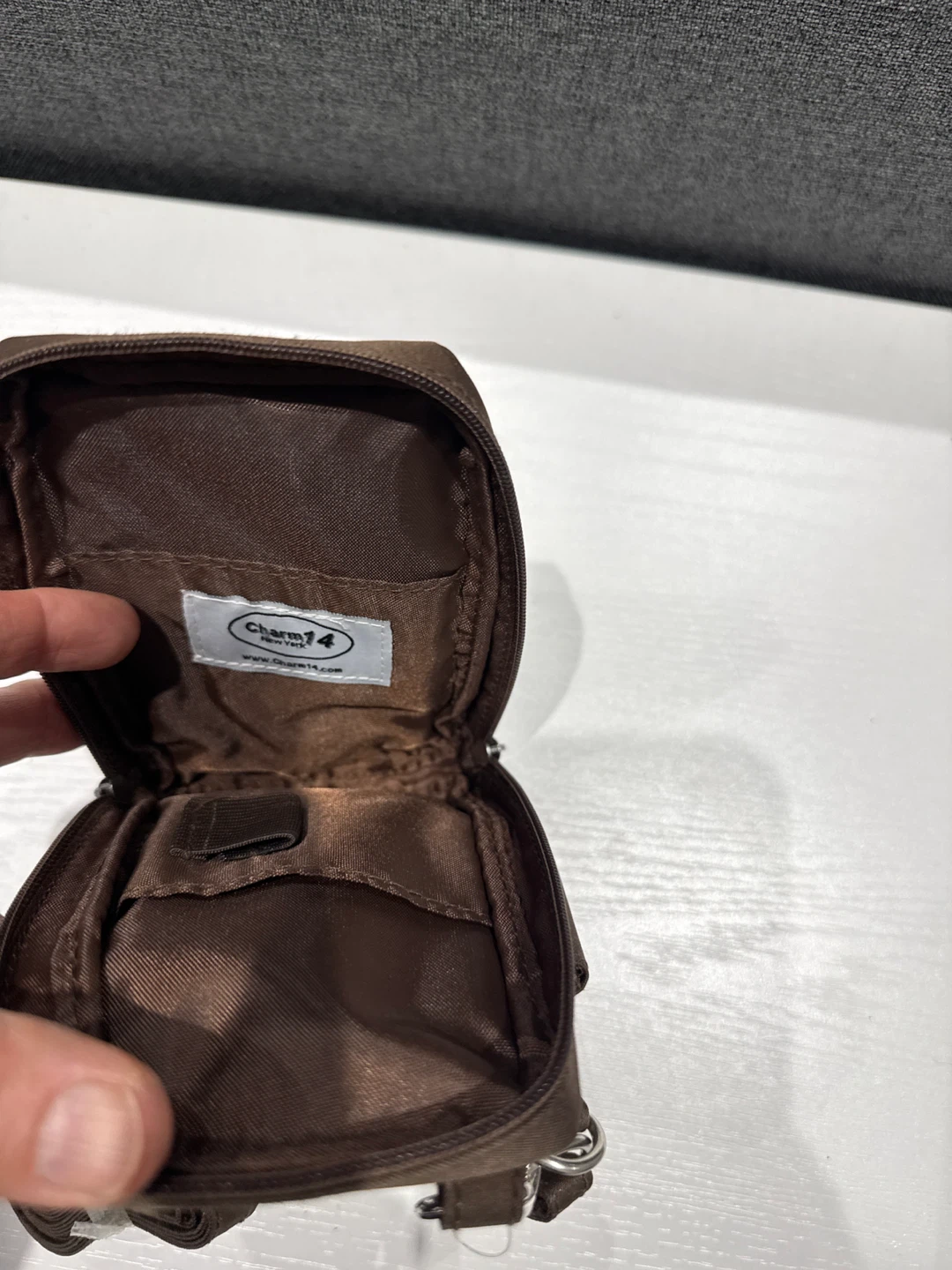 Charm14 Brown Crossbody Bag - photo 3