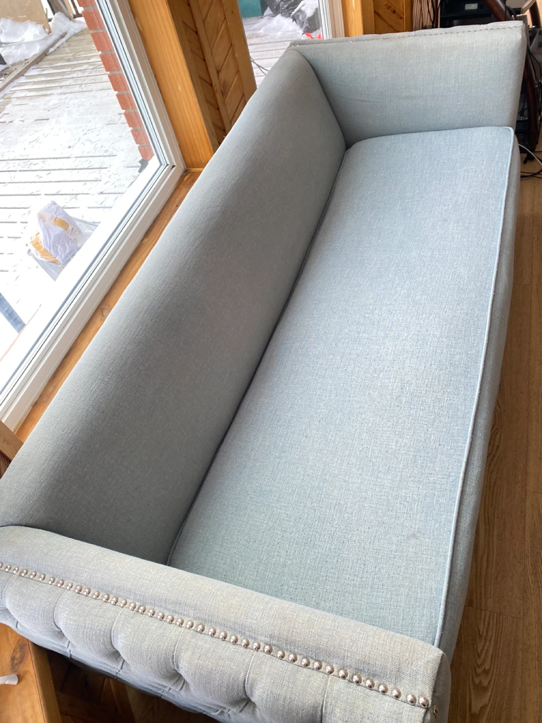 Designer-Style Blue Turquoise 3 Seater Sofa (CAN DELIVER) - photo 5