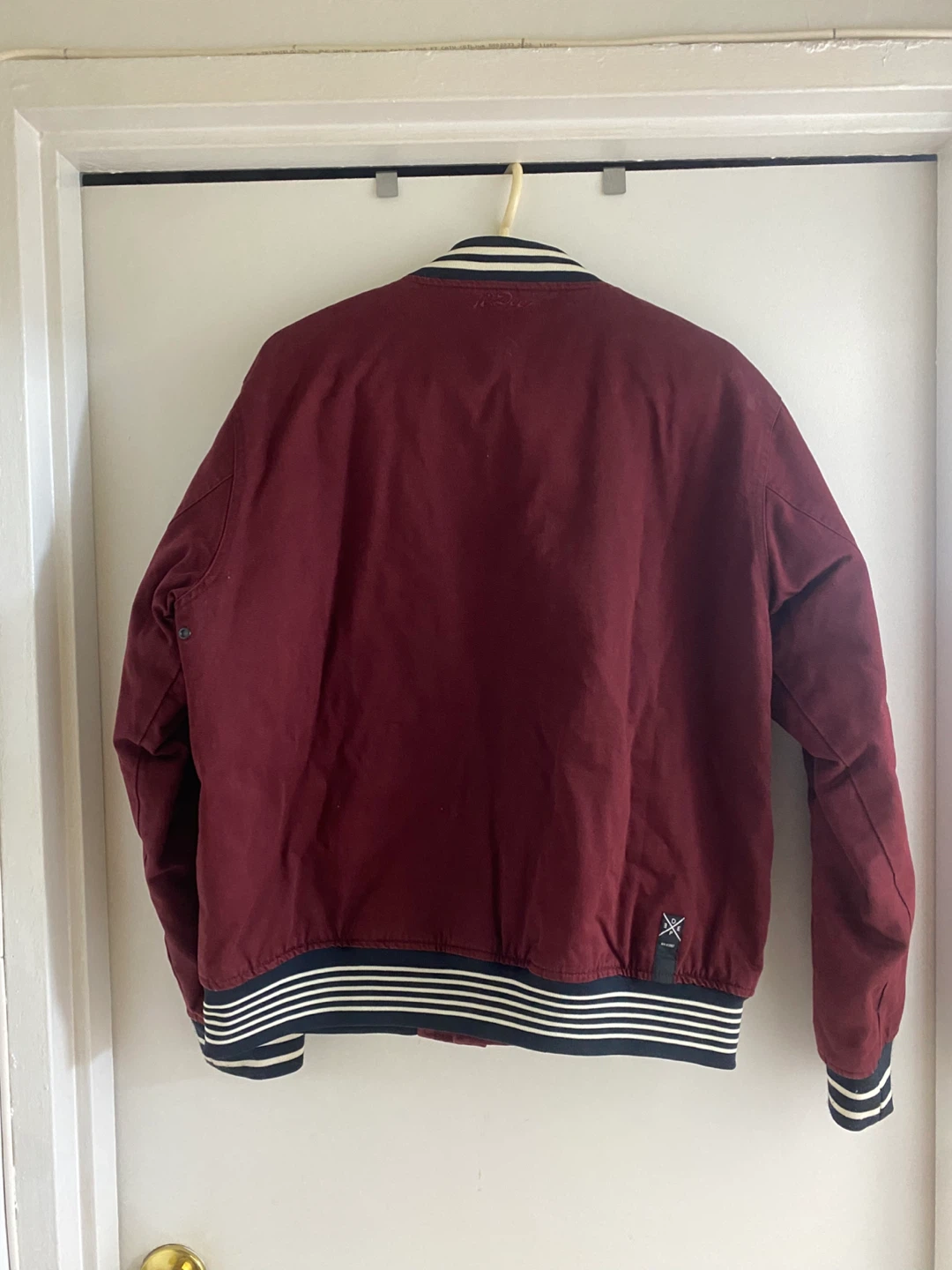 10.Deep Burgundy Varsity Jacket X-Large - photo 2