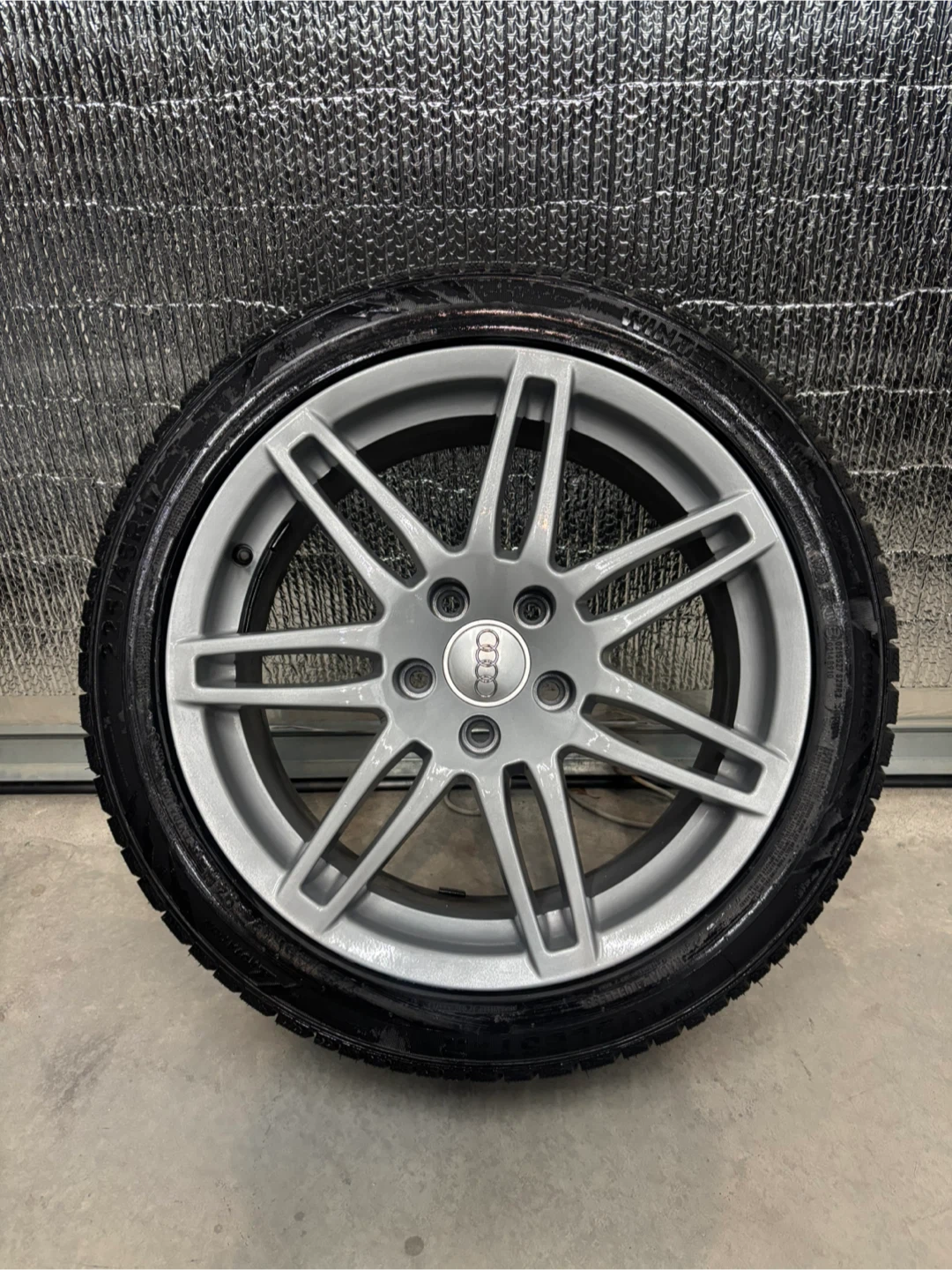 Audi style rims/ NEW winter tires - 17 inch 5x112 - photo 2