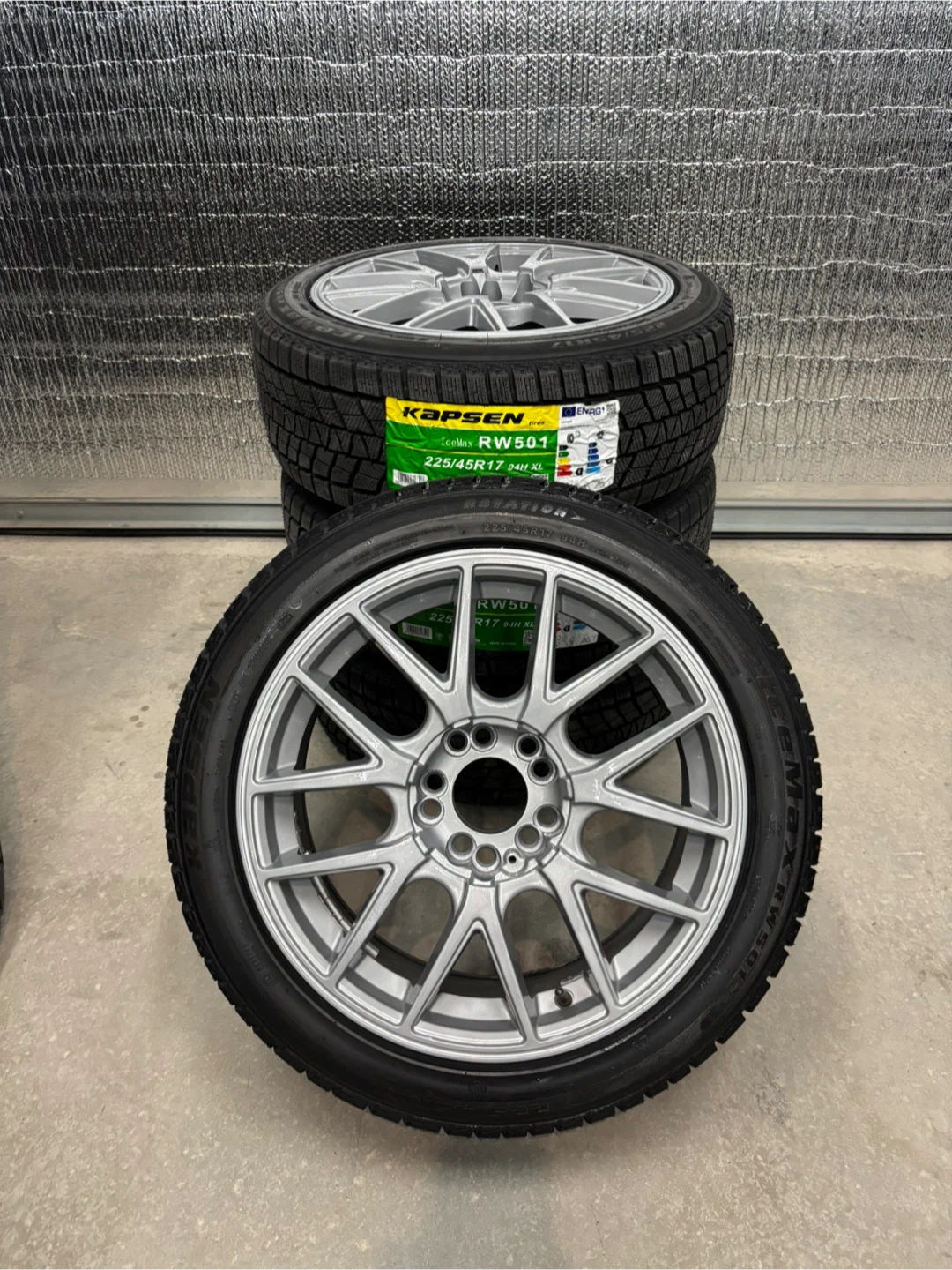 5x112 Touren rims - NEW winter tires - 17 inch