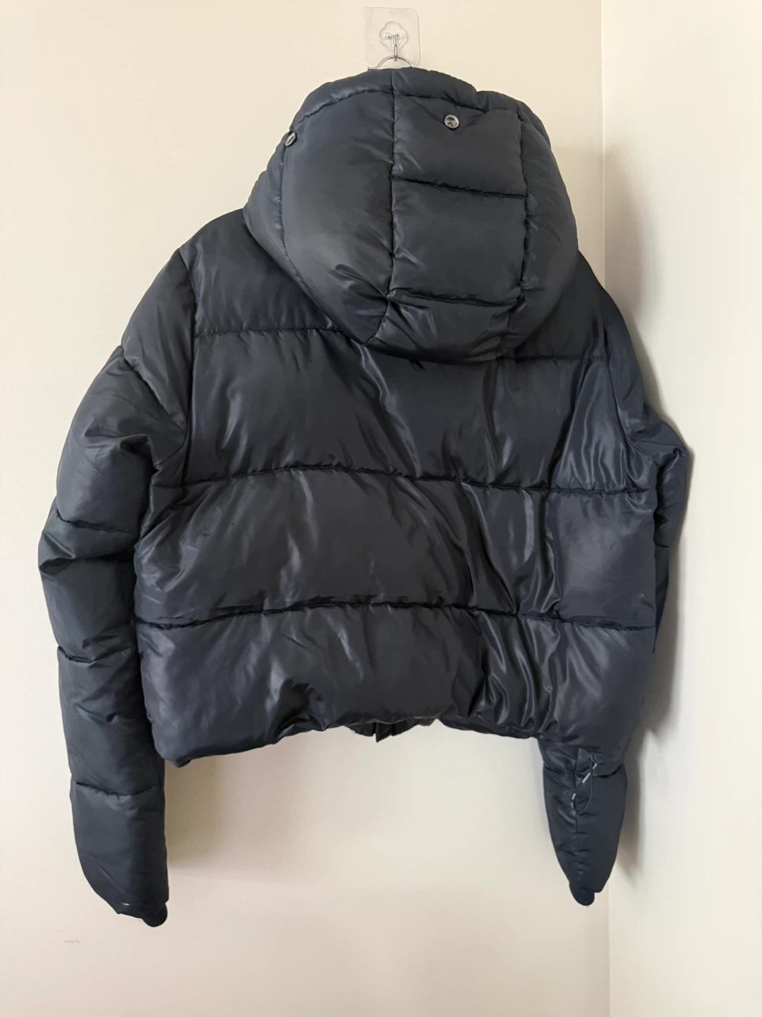 Superdry Women’s Cropped Puffer Jacket – Size US 8 - photo 2