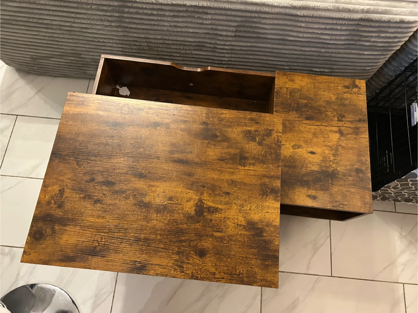 Brown lift top Wooden Coffee Table - photo 2