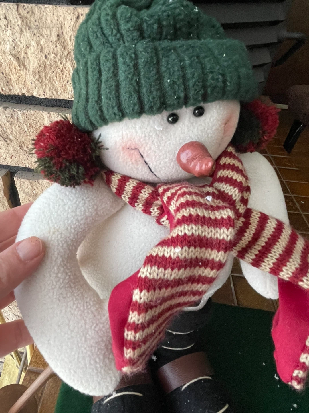 Snowman Plush with Skis - photo 3