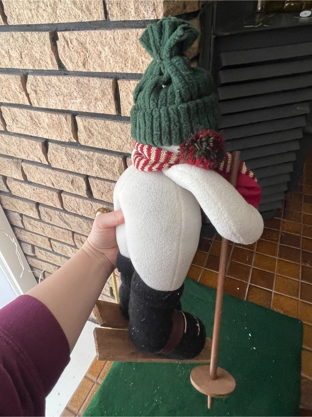 Snowman Plush with Skis - photo 4
