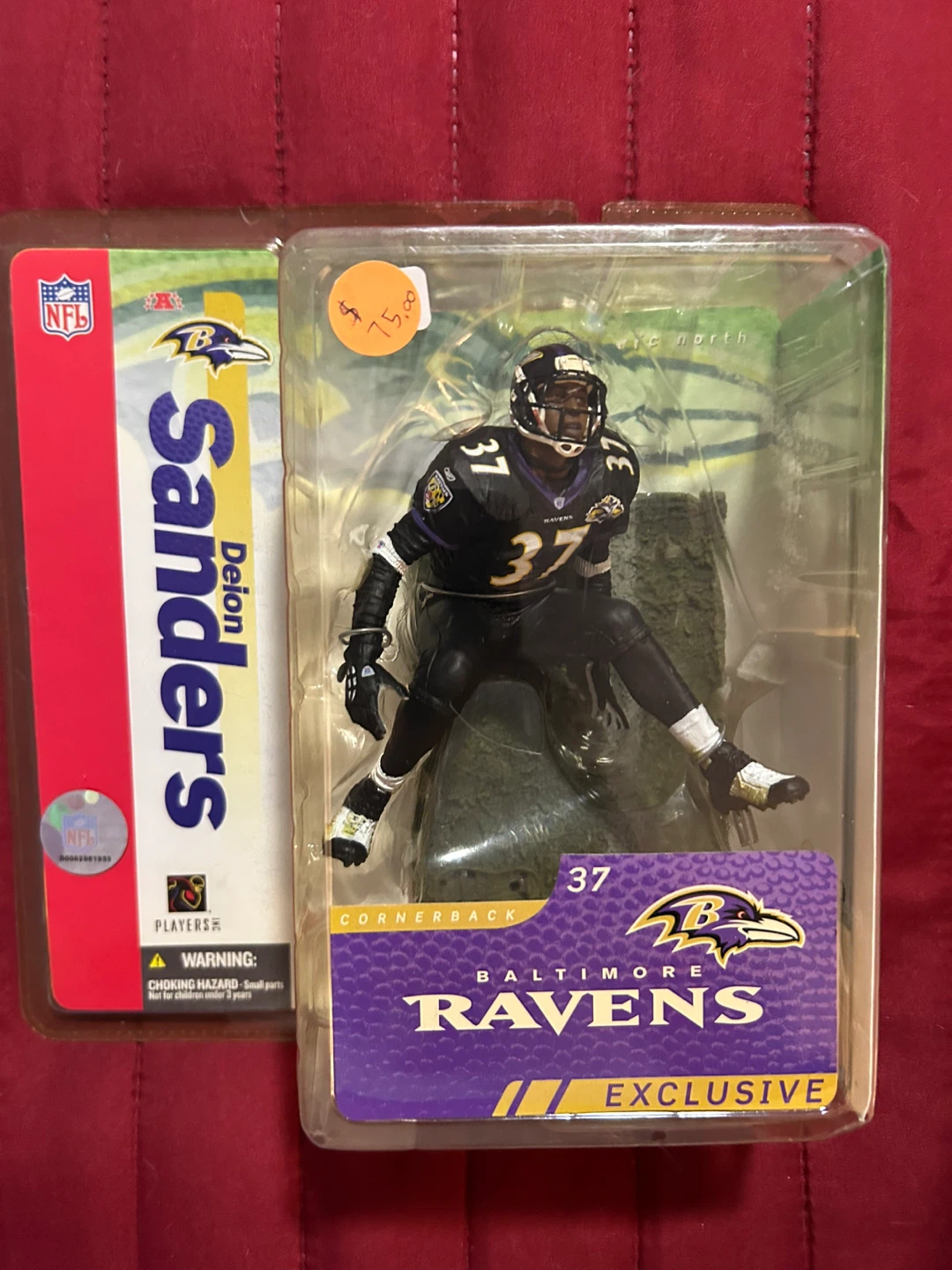 Deion Sanders Baltimore Ravens Action Figure