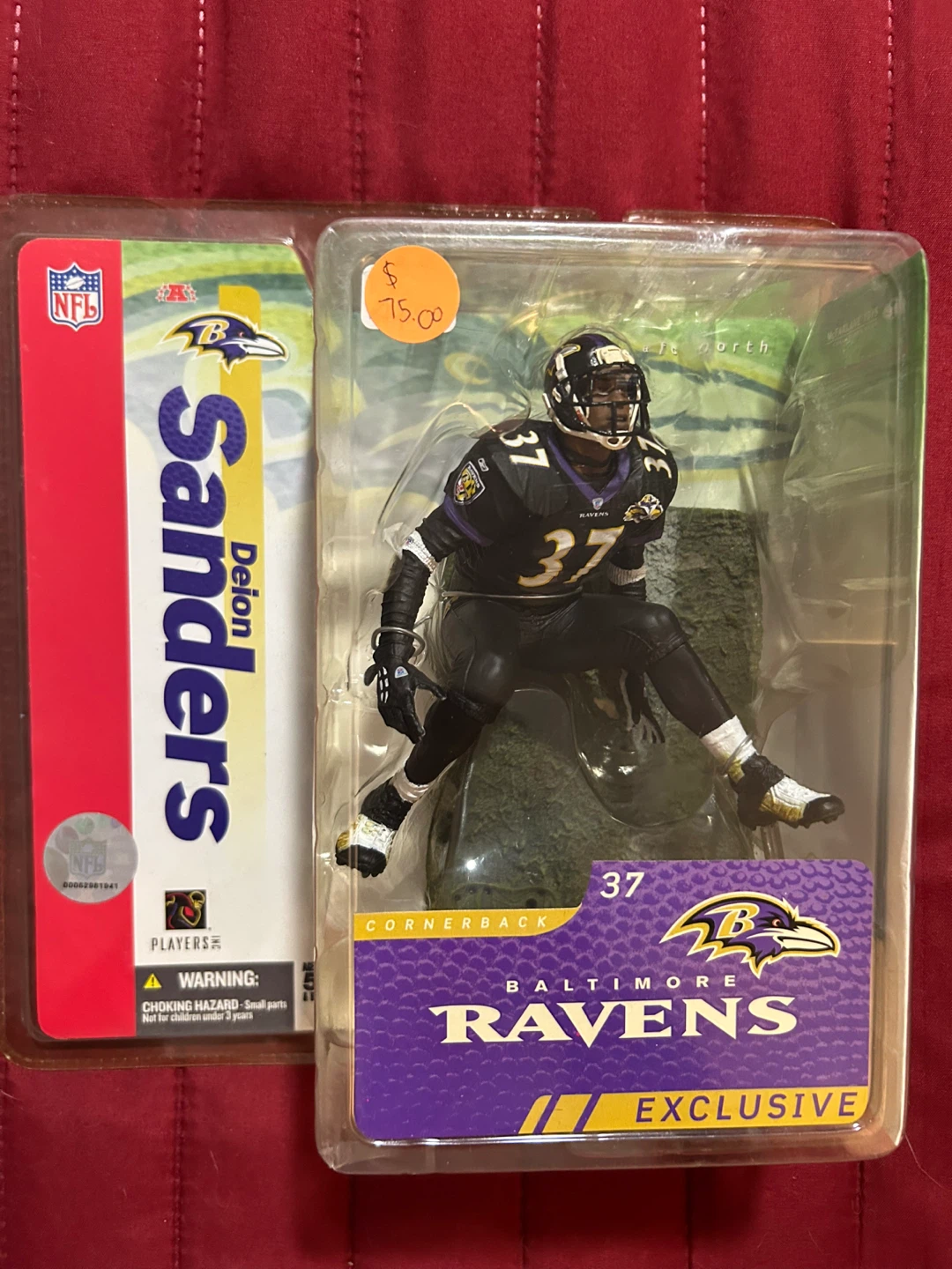 Deion Sanders Baltimore Ravens Action Figure - photo 2