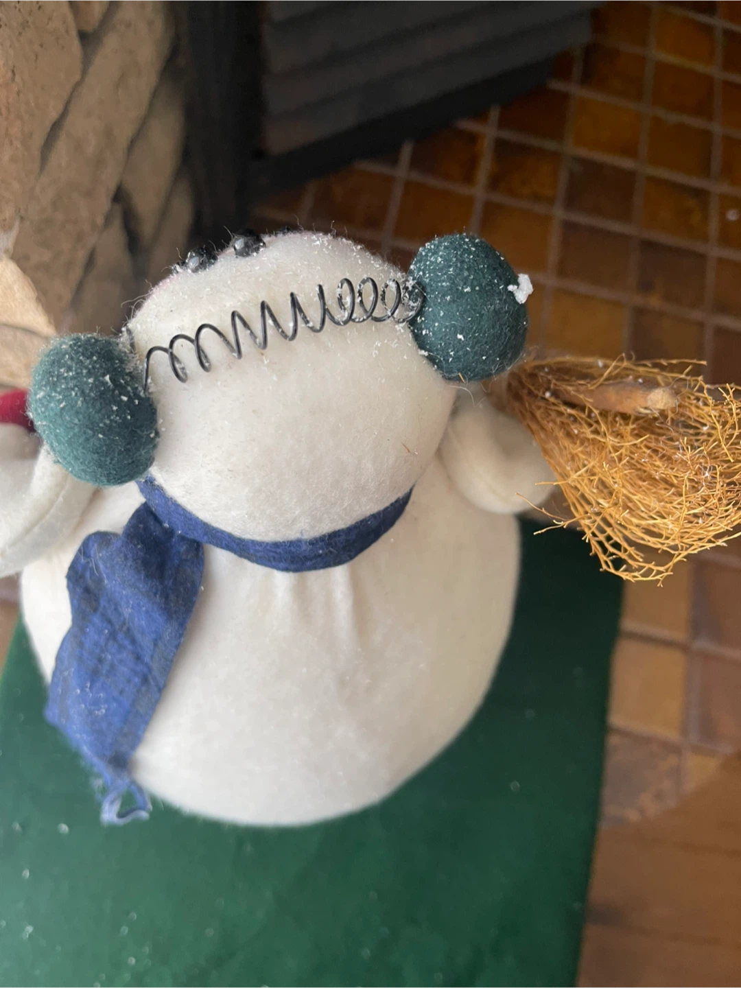 Cute Snowman Plushie with Broom - photo 4