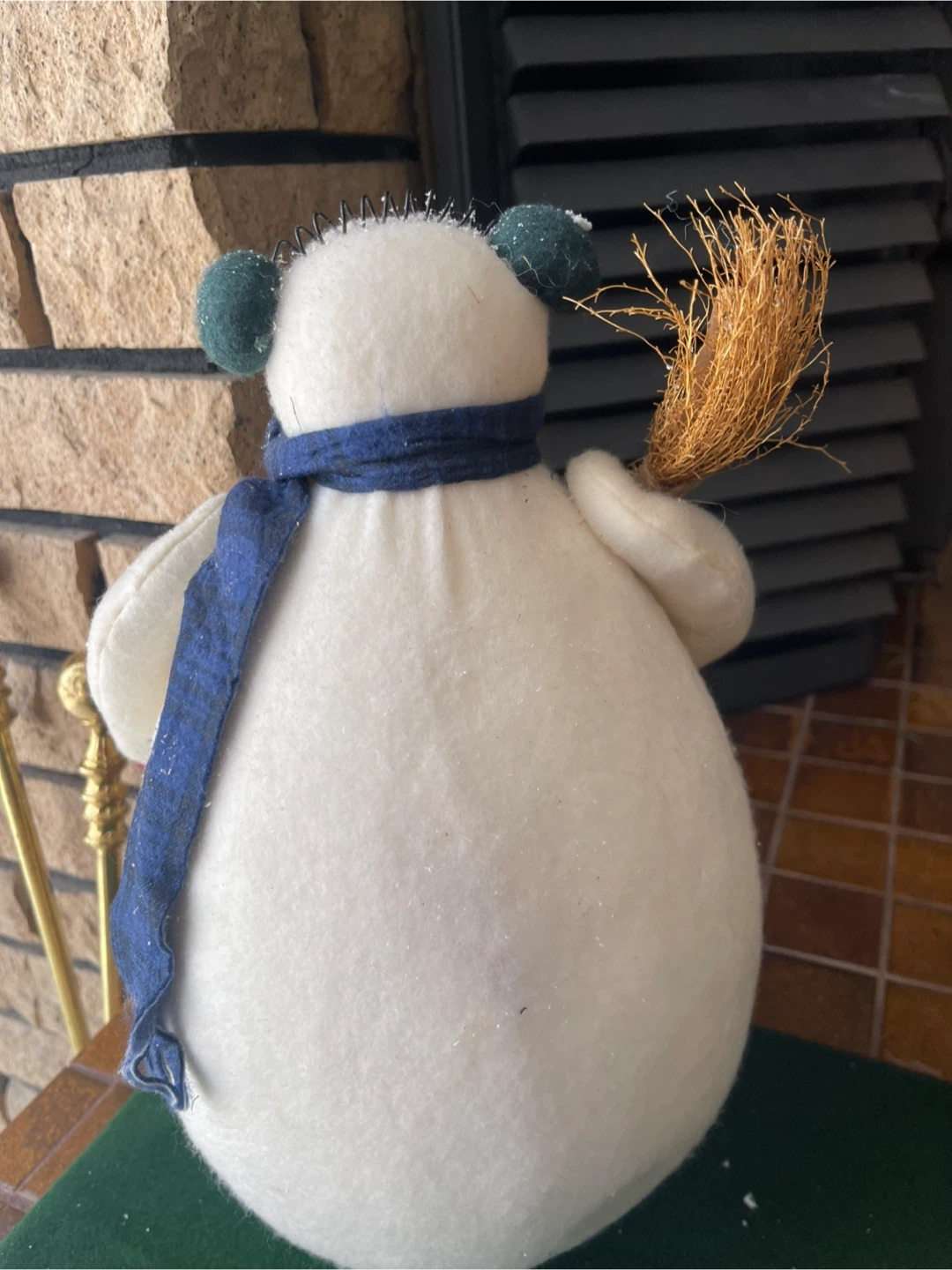 Cute Snowman Plushie with Broom - photo 3