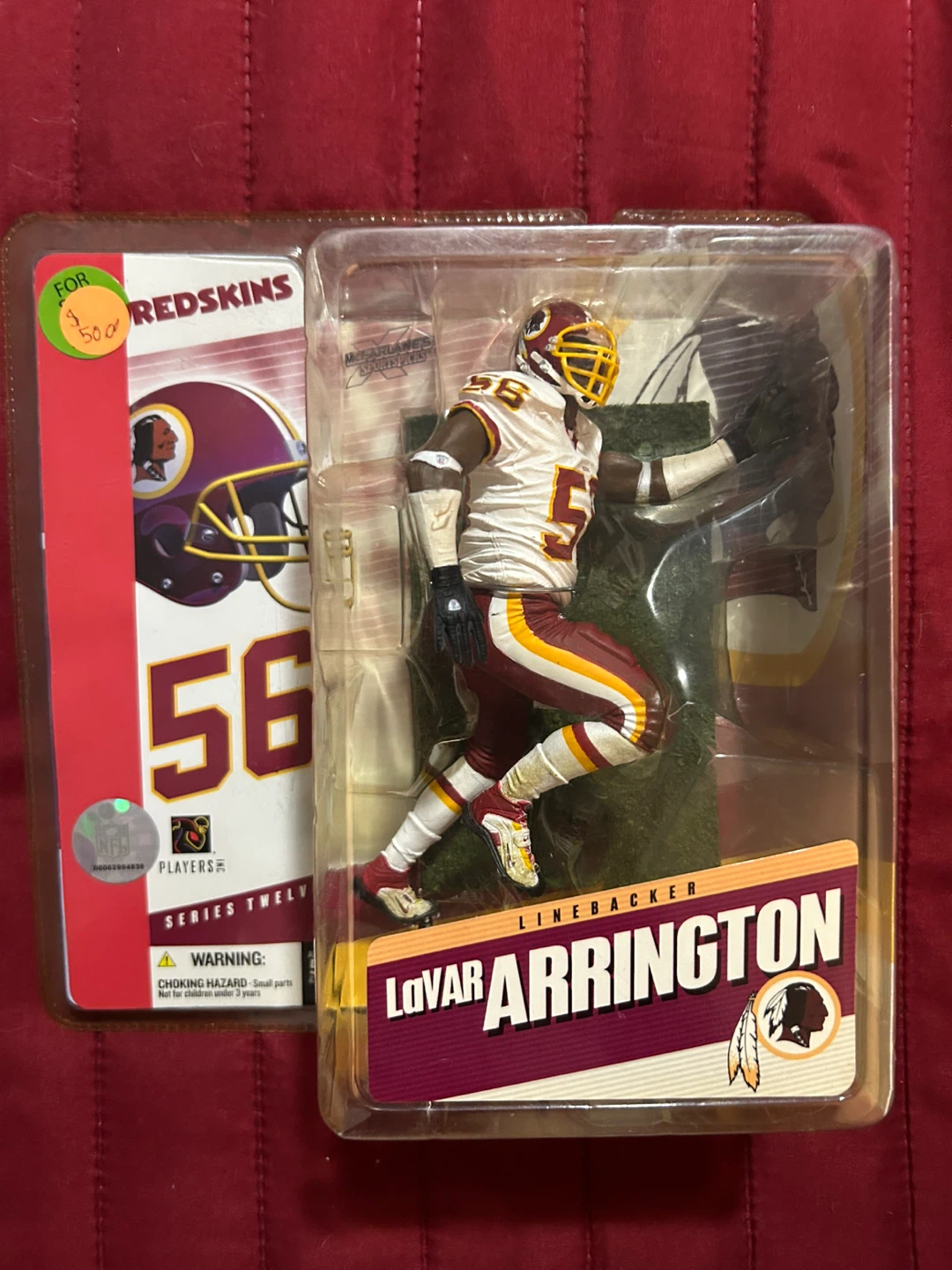 Lavar Arrington Redskins McFarlane Figure