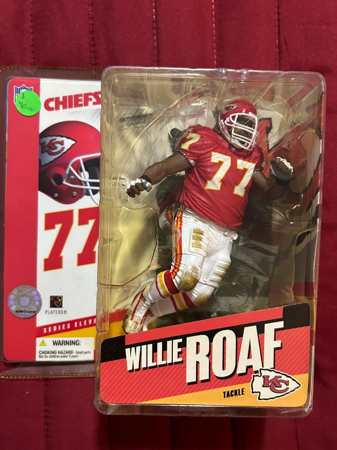 Willie Roaf Chiefs Tackle Action Figure