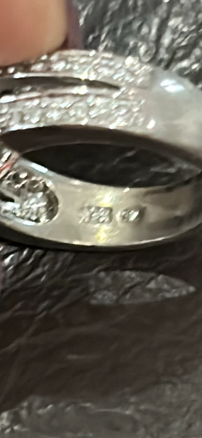 Silver Ring with Yellow Stone size 7 - photo 4