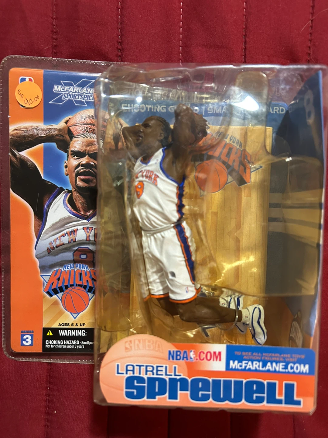 McFarlane Latrell Sprewell Action Figure - New York Knicks