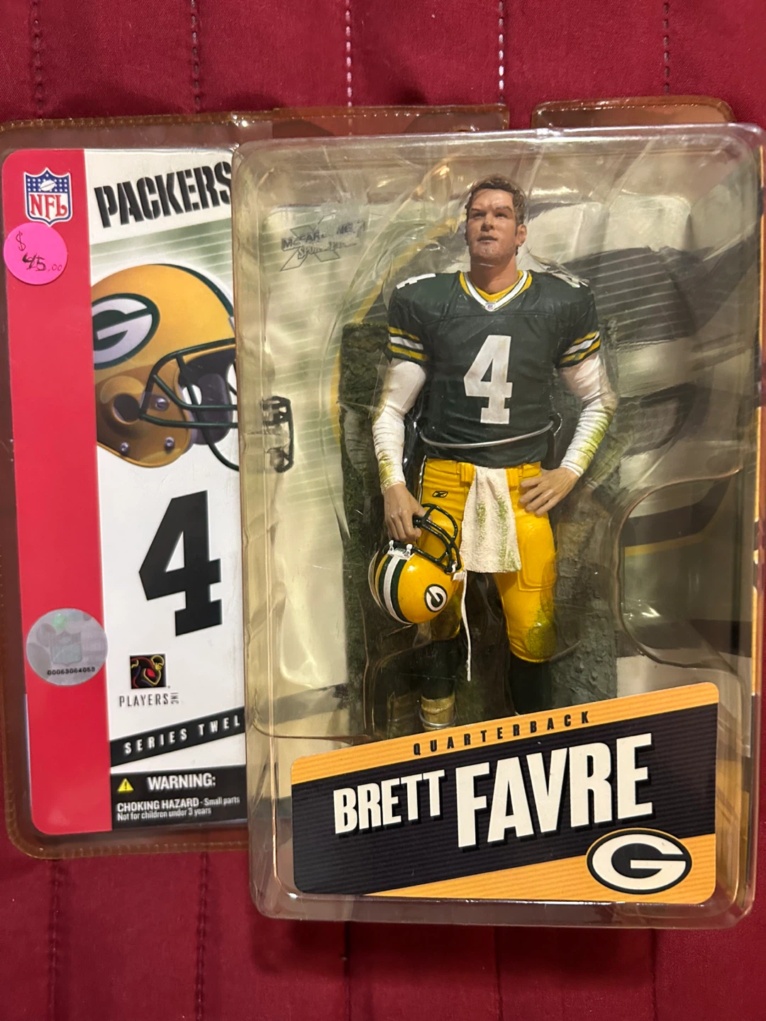 Brett Favre Quarterback Action Figure Packers Series Twelve