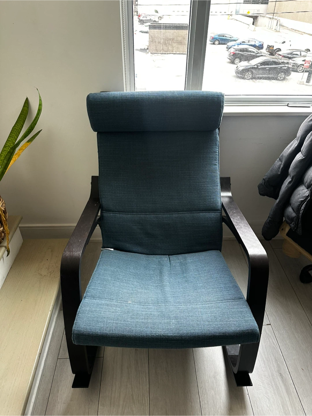 IKEA POÄNG Rocking Chair - Gunnared Blue