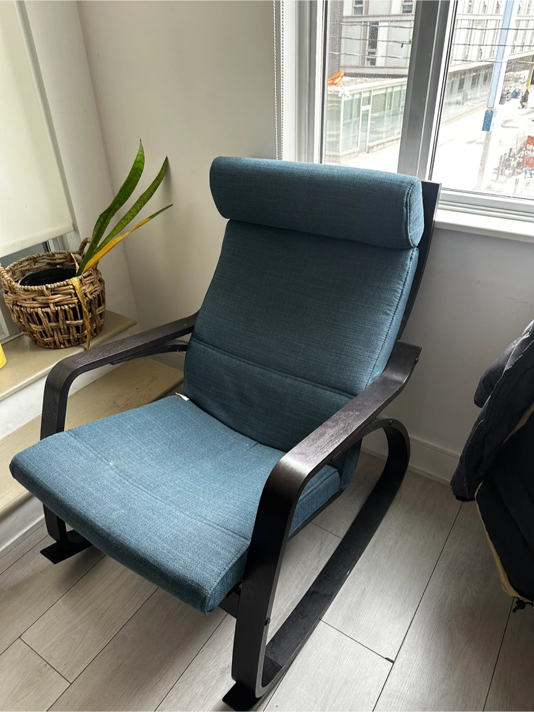 IKEA POÄNG Rocking Chair - Gunnared Blue - photo 3