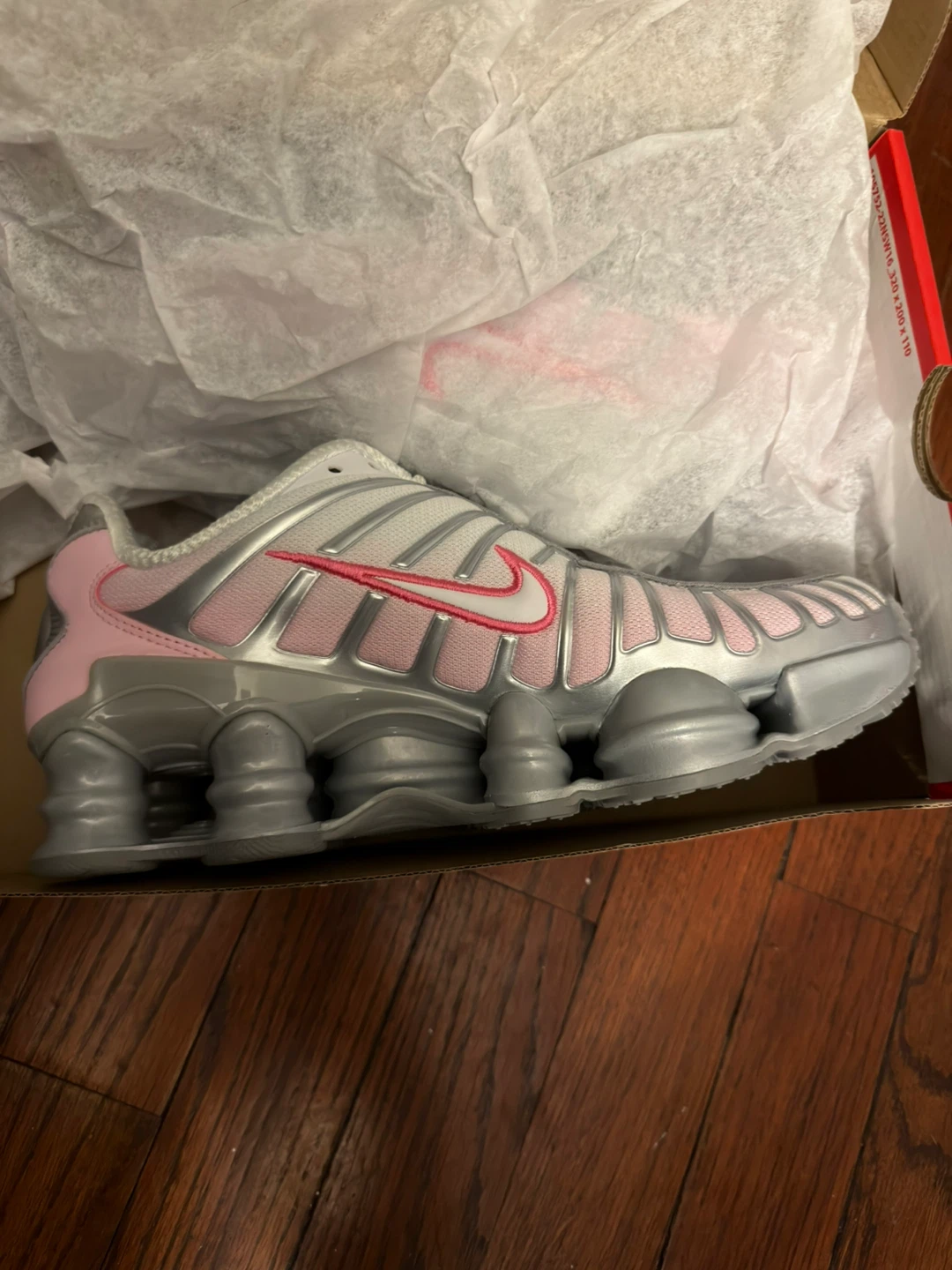 Nike Shox TL Metallic Platinum/Pinnacle Size 5.5 W - photo 3