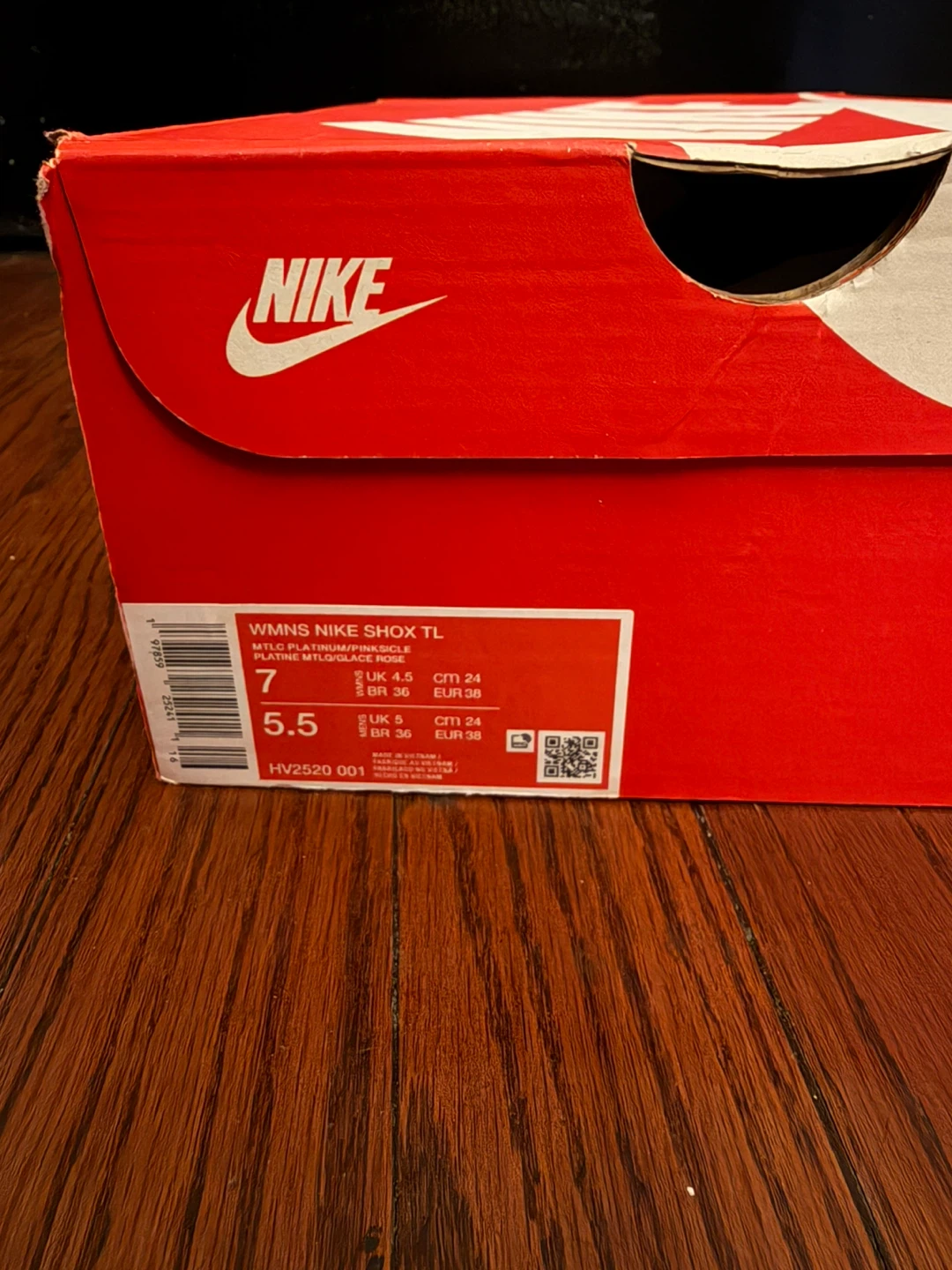 Nike Shox TL Metallic Platinum/Pinnacle Size 5.5 W - photo 2