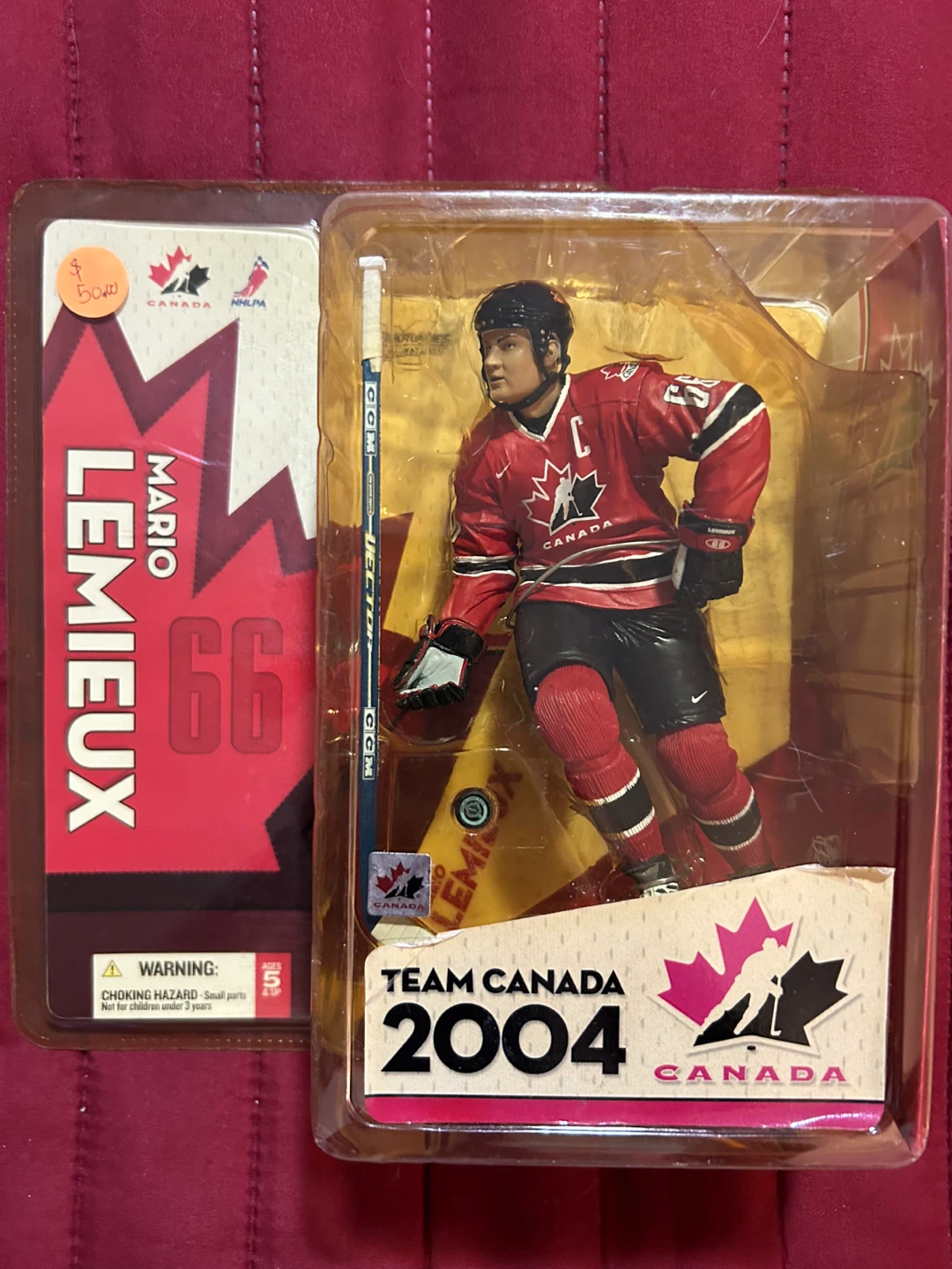 Mario Lemieux Team Canada 2004 Action Figure