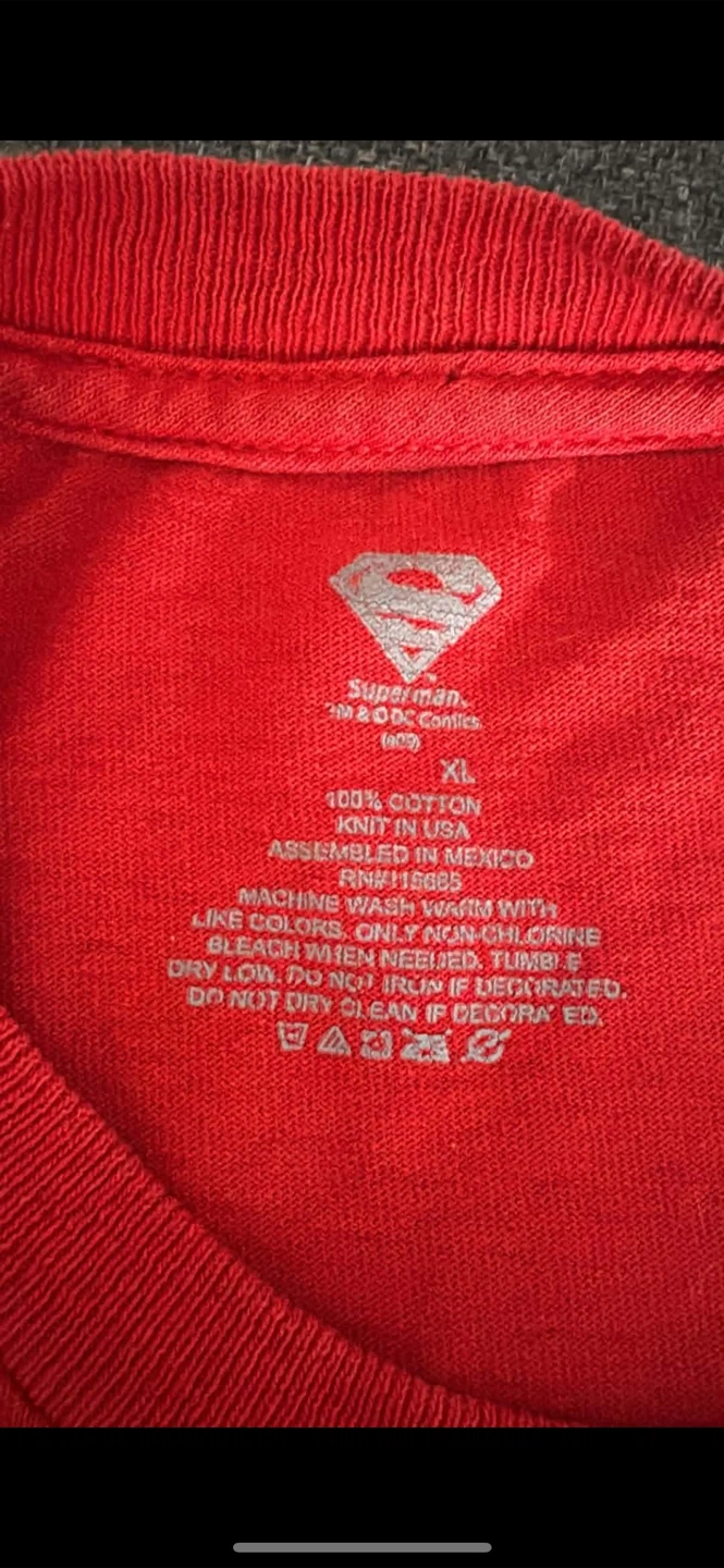 Superman DC Comics Red T-Shirt - XL - photo 2