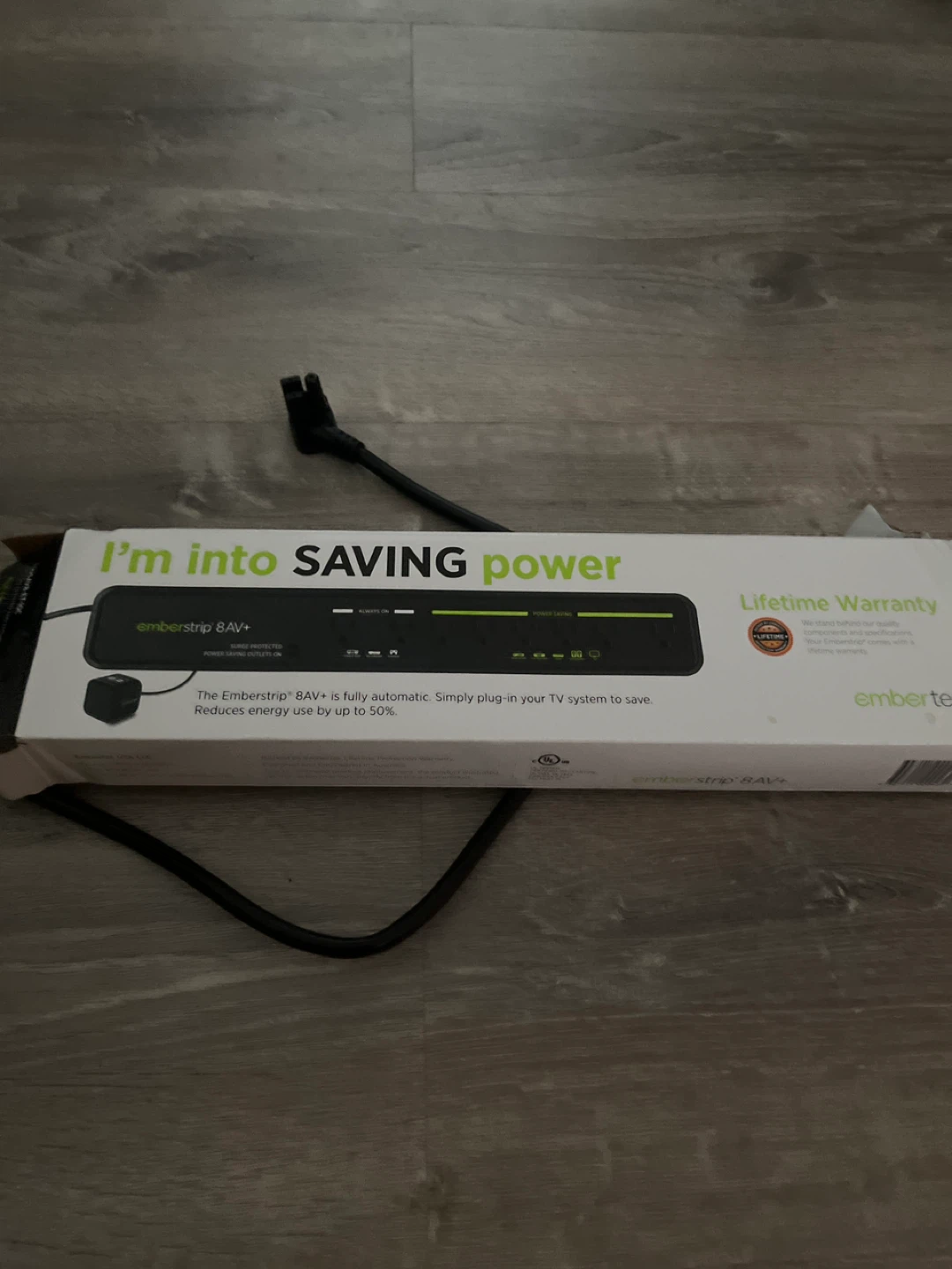 Embertec Emberstrip 8AV+ Power Saving Strip