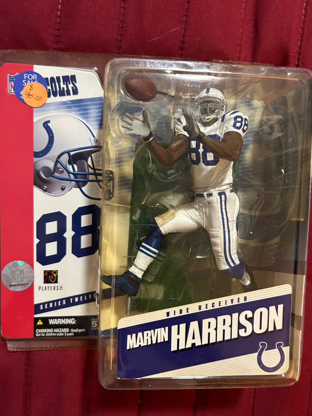 Marvin Harrison Colts Action Figure Series Twelve