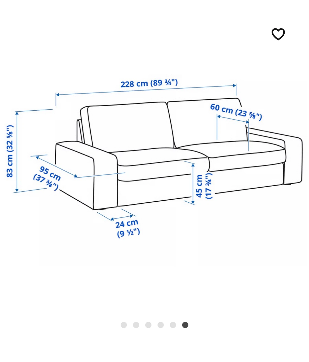 KIVIK couch - light grey - photo 4