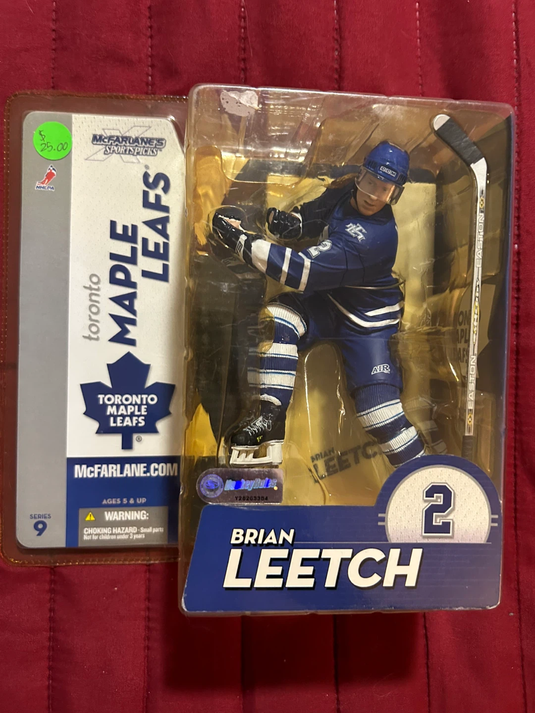McFarlane Toronto Maple Leafs Brian Leetch Figure
