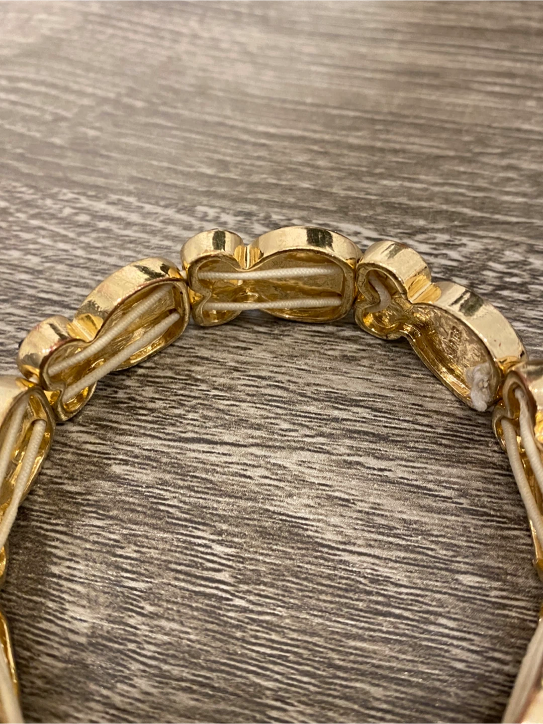 Gold Tone & Black Rhinestone Bracelet - photo 4