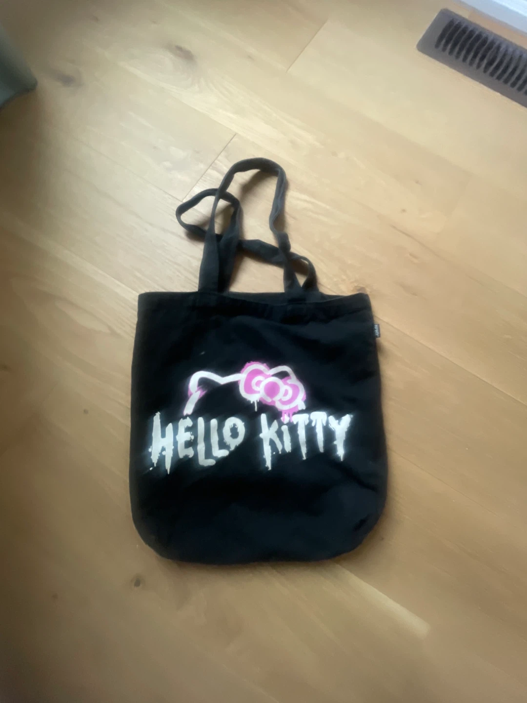 Hello Kitty Black Tote Bag