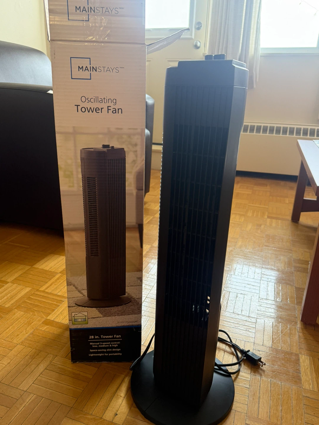 Mainstays Oscillating Tower Fan