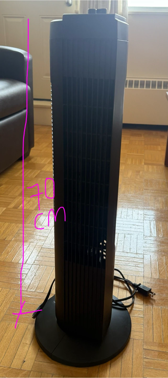 Mainstays Oscillating Tower Fan - photo 2