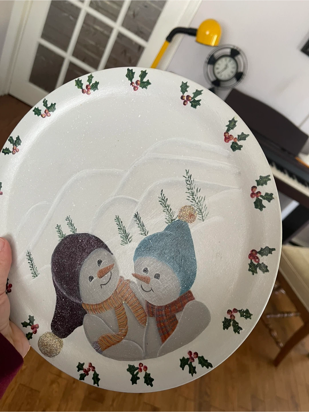 Snowman Decorative Plate - photo 4